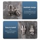thumbnail image 2 of 10pcs Adaptador de conectador coaxial enchufe BNC macho a F hembra para Camara del CCTV, 2 of 5