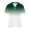 thumbnail image 3 of QATAINLAV Men's Golf Shirts Summer Short Sleeve Polos Shirt Muscle Fit Button Down Lapel Athletic Tops Casual Breathable Blouses Green M Prime Sales Today, 3 of 5