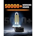 thumbnail image 2 of Bombillas LED para luz antiniebla LUYED 881 Amarillo Dorado 3000K (Paquete de 2), 2 of 8