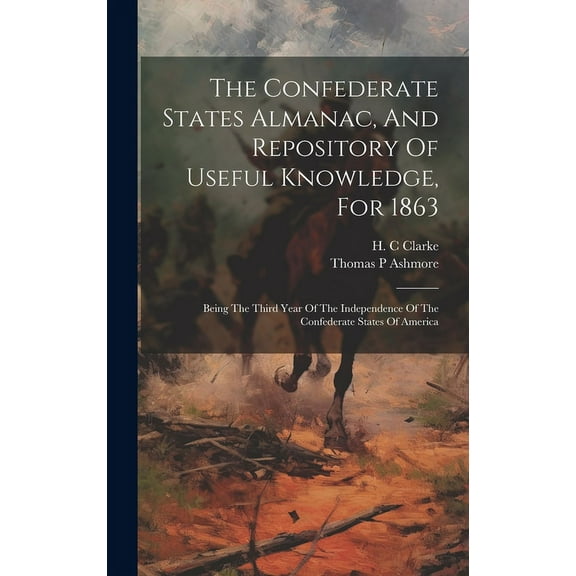 The Confederate States Almanac, And Repository Of Useful Knowledge, For 1863 : Being The Third Year Of The Independence Of The Confederate States Of America (Hardcover)