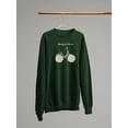 thumbnail image 3 of Daisy Bicycle Spring Air Sweatshirt Women -Image by Shutterstock, Female Medium, 3 of 4