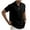 Black, variant on Mens Shirts Short Sleeve Casual Loose Fit T-Shirt Athletic Sports Tops Black XL