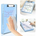 thumbnail image 3 of Clipboard with Storage, Heavy Duty Clip Boards 8.5x11 with 2 Storage Case, Clear Visible Top Panel Storage, 3 of 7