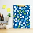 thumbnail image 2 of FORMRS Acrylic Clipboard with Low Profile Clip Standard A4 Letter Size, 12.5" x 9", Blue Dots, 2 of 8