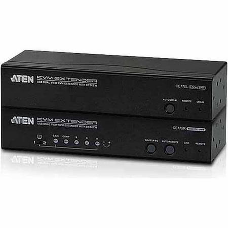 Aten USB Dual View KVM Extender with Deskew