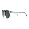 thumbnail image 6 of Hipster Keyhole Round Horn Rim Plastic Nostalgic Retro Sunglasses Slate - Green, 6 of 7