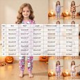 thumbnail image 4 of NOLDARES Toddler Girls Boys Halloween Pumpkin Pajamas Cotton Pjs for Boy Jammies Little Kids Sleepwear Clothes Sets(Light Pink,6-7 Y), 4 of 9