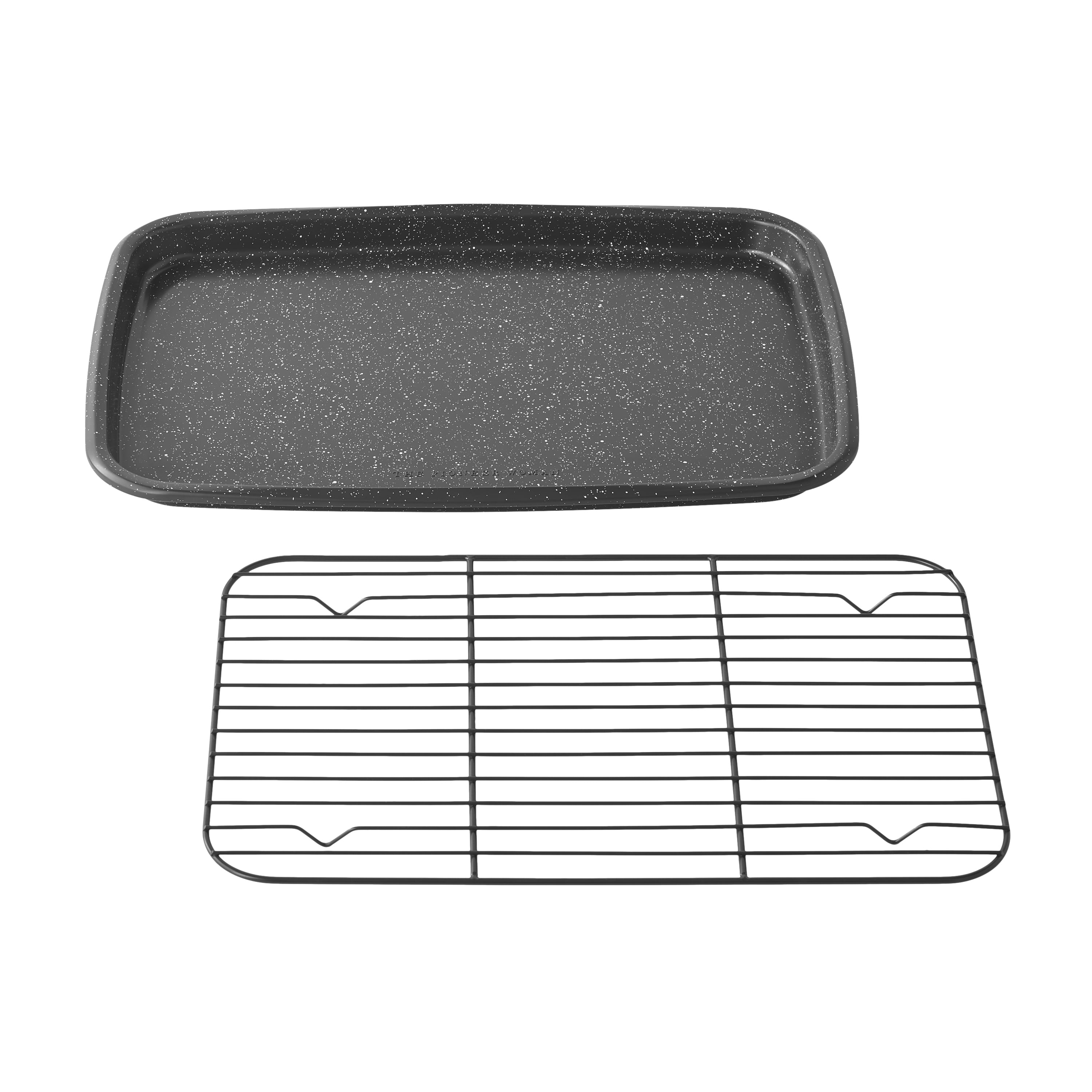 The Pioneer Woman 32-Piece Nonstick Cast Aluminum Cookware and Kitchen Utensil Set, Charcoal