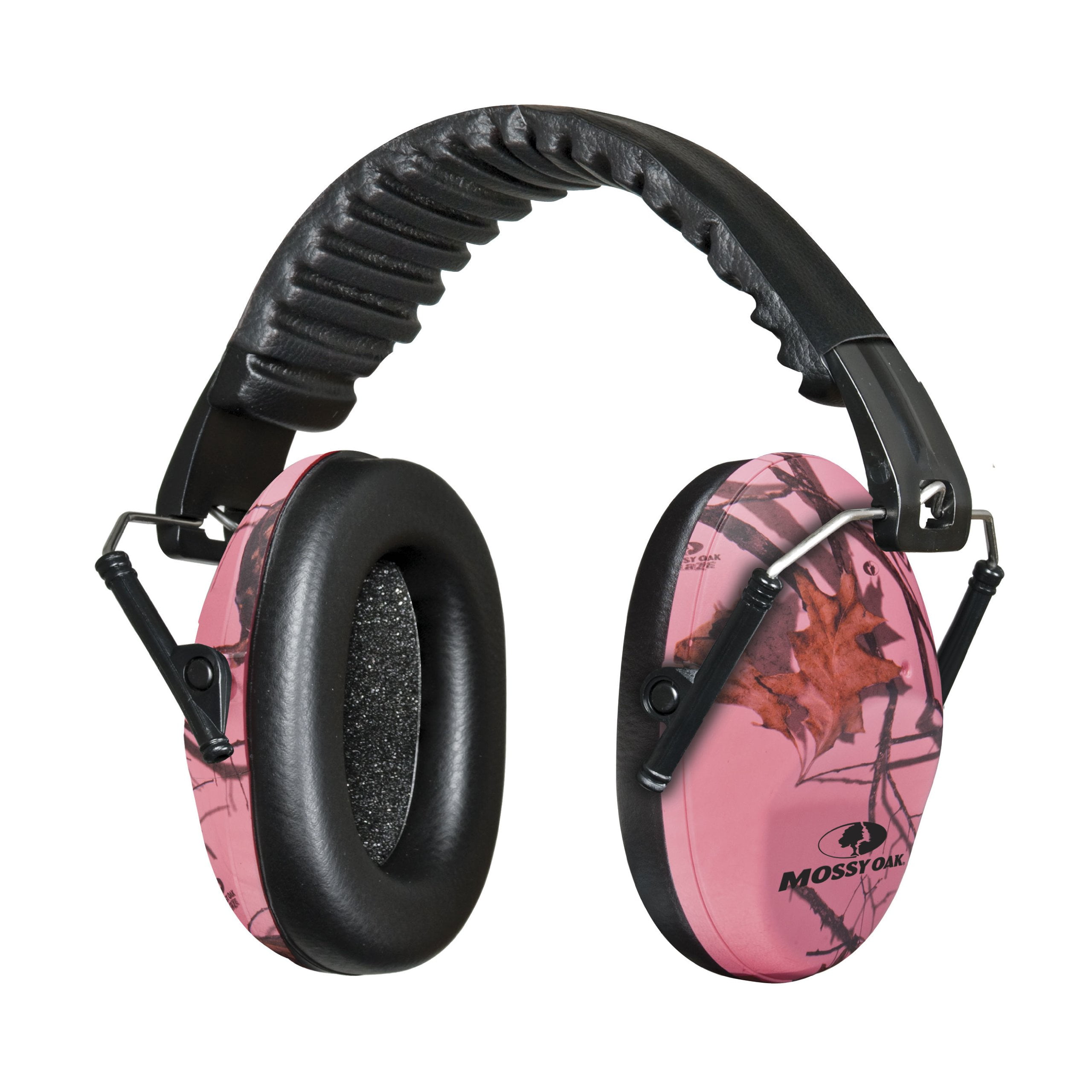 2Pcs Anti-noise Earmuffs Tactical Shooting Ear Protector Black/Red+Pink 