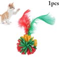 thumbnail image 1 of Colorful Cat Ball Toy Interactive EVA Cat Chew Ball Kitten Toy Ball for Cats, 1 of 10