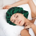 thumbnail image 6 of Disketp Mint Bird Feathers Adjustable Sleeping Hair Cap, Hairband Sleeping Cap Turban, Unisex, Available for Curly and Straight Hair, 6 of 6