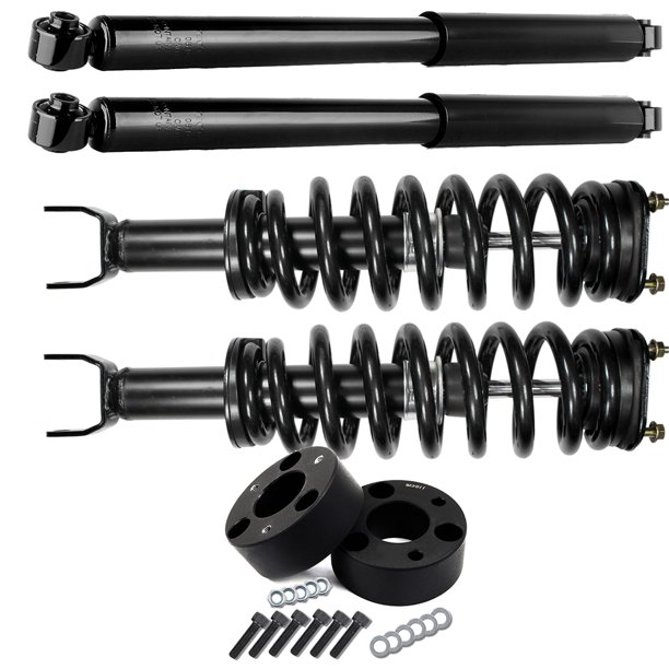 CCIYU 3" front leveling kit+ Complete Struts Front Strut Spring