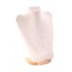thumbnail image 4 of Exhibidor de collares, cadena, busto, soporte, organizador de joyas, soporte para busto de joyería Terciopelo beige de 30 cm, 4 of 9