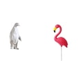 thumbnail image 1 of Escultura de pingüino,Escultura de pingüino para decoración nórdica del hogar,Estatua de estaca de jardín,Adorno de flamenco para jardín,patio,porche,Estatua de, 1 of 8