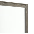 thumbnail image 4 of Rectangular Grained Wooden Frame Dresser Mirror, Brown and Silver - Saltoro Sherpi, 4 of 5