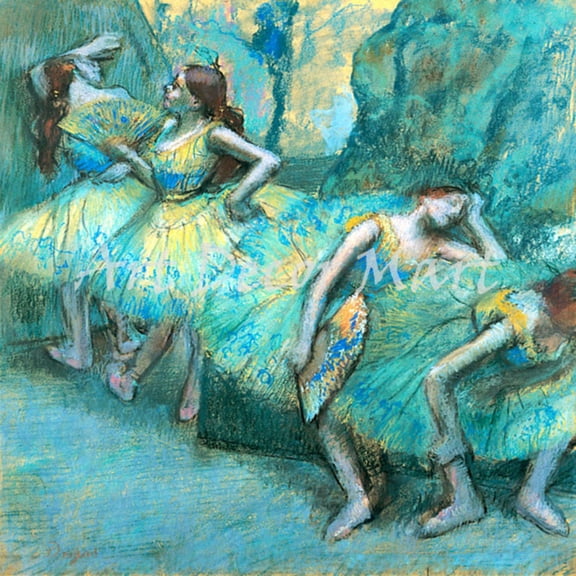 Ballet Dancers In The Wings - CANVAS OR FINE PRINT WALL ART
