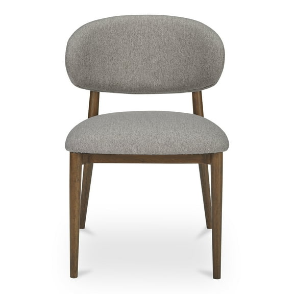 Moe's Home Collection ELLIE Fabric Dining Chair Brown Color