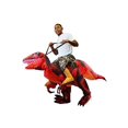 thumbnail image 2 of Adult Riding-A-Red Raptor Inflatable Costume, 2 of 4