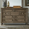 thumbnail image 6 of Americana Farmhouse 9 Drawer Dresser - Dusty Taupe, 6 of 6