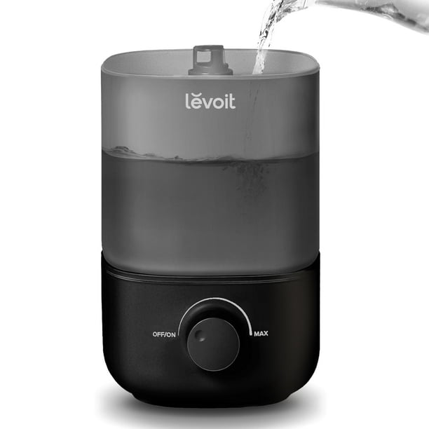 LEVOIT Humidificador ultrasónico Classic 160 de niebla fría, fácil de llenar y limpiar, funcionamiento silencioso, para dormitorio, hogar, bebé y plantas, apagado automático