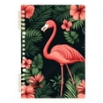 thumbnail image 7 of FORMRS 1-Subject Spiral Notebook 8" x 5" College Ruled 60 Refillable Sheet A5 Hard Cover, 2 Pack, Red Flamingo Pattern, 7 of 7