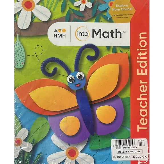 Into Math Teacher Edition Collection Grade K 9780358132653 0358132657 - New