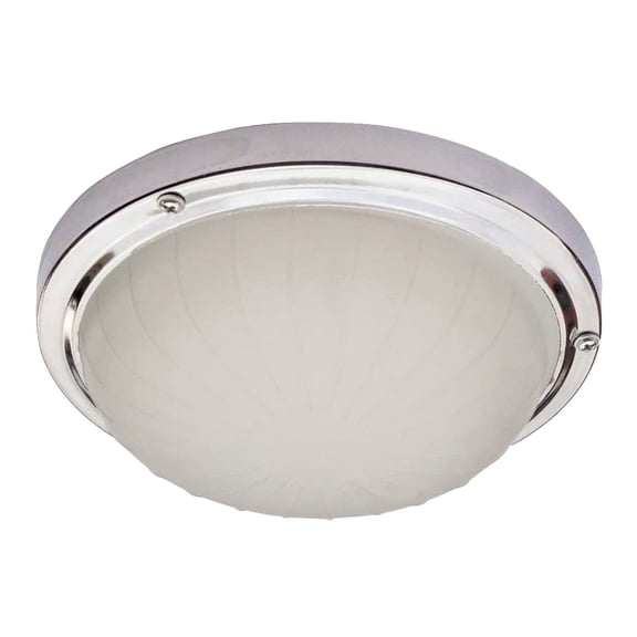 APSMOTIV 12v Round Shape Roof Interior Lamp Ceiling Light with Flat Base Suitable for | Trucks | Trailers | Bus | Caravan | Campervans | Boats etc