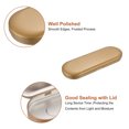 thumbnail image 4 of Uxcell Metal Tin Box Containers, 5Pcs6.9x2.4x0.7 Inch Golden Rectangular Empty Hinged Tins Box for Brushes, 4 of 6
