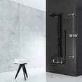 thumbnail image 4 of VIGO Sutton 58 in. H x 4 in. W 4-Jet Shower Panel System with Adjustable Square Head and Hand Shower Wand in Matte Black, 4 of 12