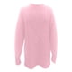thumbnail image 4 of ICHUANYI Liquidación Jersey extragrande con cuello redondo para mujer Otoño Cable Knit Manga larga Chunky Short Sweaters Vestidos ICHUANYI WER202308172454, 4 of 4