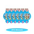 thumbnail image 3 of Decoración de cumpleaños de la Patrulla Canina, suministros para fiestas, manteles, vasos de papel, platos, vajilla nueva, juego de globos, telón de fondo, regalos de cumpleaños, 3 of 5