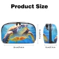 thumbnail image 5 of Turtle Hard Drive Bag Travel Organizer Phone Charger Organizer Small Electronics Travel Organizer Waterproof Oxford Fabric 5.9x9.44x3.14 in, 5 of 6
