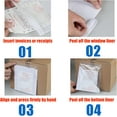 thumbnail image 2 of 100 Pack Clear Packing Slip Pouches, 7" x 5.7" Waterproof Shipping Label Sleeves with Adhesive, 2 of 7