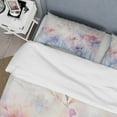 thumbnail image 4 of Designart "Purple Dreamy Flowers II" Abstract Botanicals Bedding Covert Set - Modern Purple Abstract Bed Set With 1 Sham, 4 of 6