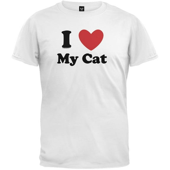 I Heart My Cat T-Shirt - X-Large