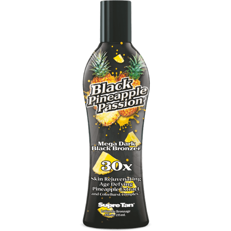 - Supre Tan Black Pineapple Passion 30X Black Bronzer 8 oz.