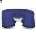 thumbnail image 4 of opvise 1Pc Inflatable Travel Air Cushion Neck Rest U Shape Plane Flight Portable Pillow Navy Blue, 4 of 7