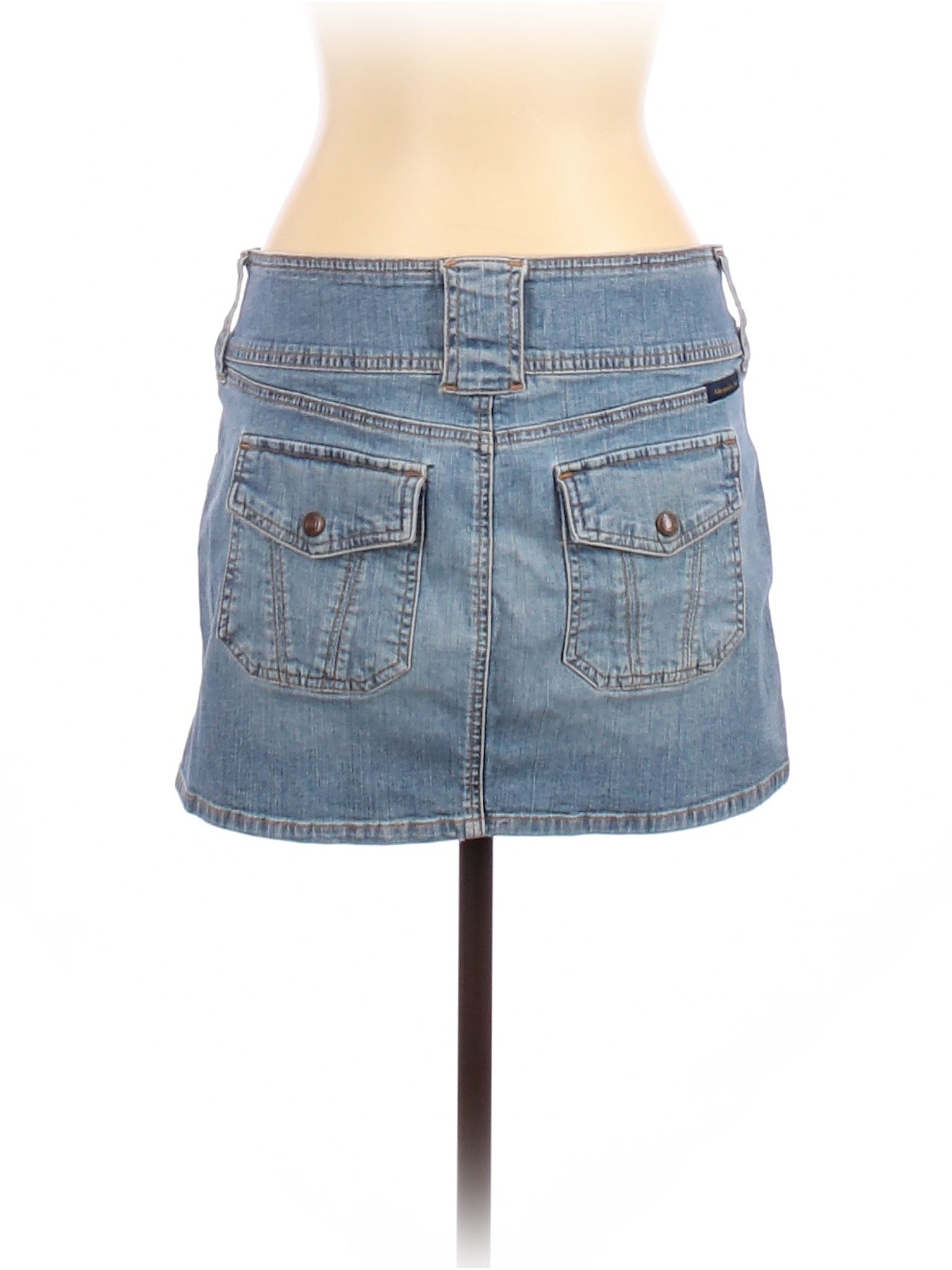 abercrombie denim skirt