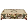 thumbnail image 1 of TIELUTT 2026 Ne W Nappes de Noël Rondes/rectangulaires pour Tables Rondes 60 Nappe Ronde Tissu Nappe d'Anniversaire Nappe en Papier Rectangulaire 60 X 120 Jetable compatible avec Table Lavable en Machine, 1 of 7