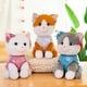 thumbnail image 1 of Dressing Cat Plush Toy Cute Pet Cat Doll kawaii plush heqiyong LED, 1 of 2