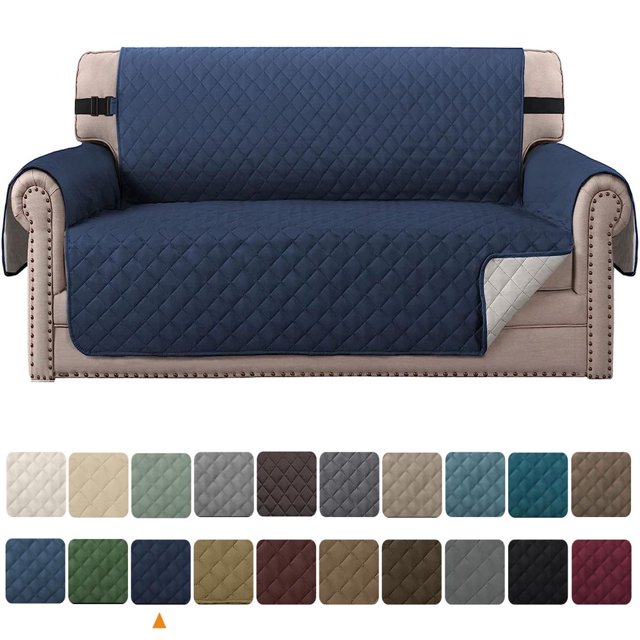CHOK 100% Waterproof Sofa Cover Machine Washable Couch Cover Non Slip Furniture Protector Slipcover for Dogs Children Pets Oversized Sofa Brown