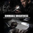 thumbnail image 6 of WORKPRO 3-in-1 UV and LED Pen Flashlight, Rechargeable Mini Pocket Penlight with 365 nm Black Light, 450 Lumen White Floodlight, for Inspection, Work, Repair, Pet Secretion Detection, 6 of 8