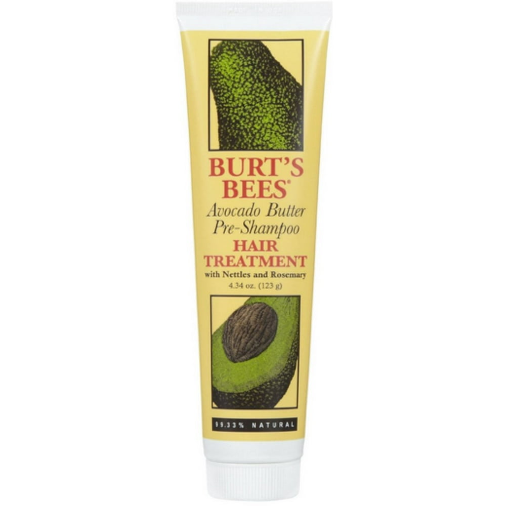 Burt's Bees Avocado Butter PreShampoo Hair Treatment 4.34 oz (Pack of