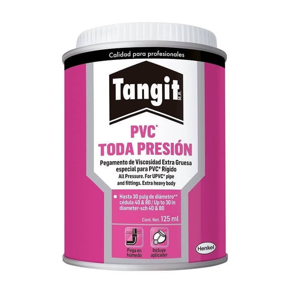 Pegamento PVC Tangit Tangit TP Adhesivo PVC Base solvente Lata 125ml