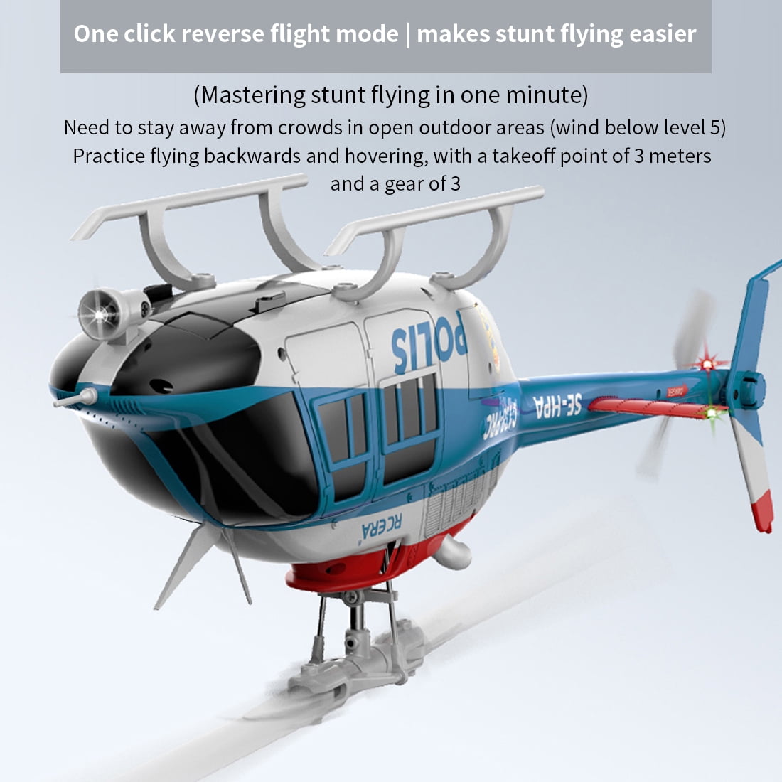 C138PRO 3D Aerobatic RC Helicopter with One-Key Takeoff/Landing & Auto-Return, 2.4G 6-Axis Gyro Brushless Single Rotor Helicopter with Altitude Hold & Optical Flow Positioning