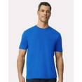 thumbnail image 3 of Gildan Men’s Softstyle Lightweight T-Shirt, Royal Blue, 6-Pack, S-3XL, Short Sleeve Crew Neck Shirt, 3 of 5