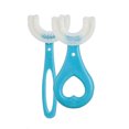 thumbnail image 3 of CAROOTU Children U Shape Toothbrush with Soft Silicone Brush Head Manual Teeth, 3 of 7