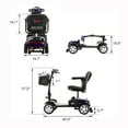 thumbnail image 2 of Mobility Trottinettes de Mobilité Metro M1 Violet, 2 of 10