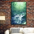 thumbnail image 3 of wall26 Framed Canvas Wall Art for Living Room, Bedroom Dazzling Forest River Canvas Prints for Home Decoration Ready to Hang - 24x36 inches, 3 of 4