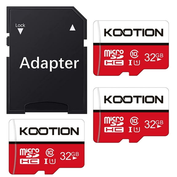KOOTION 3 Pack 32 GB Micro SD Card Memory Card Class 10 Micro SDHC UHS-I High Speed TF Card, C10, U1